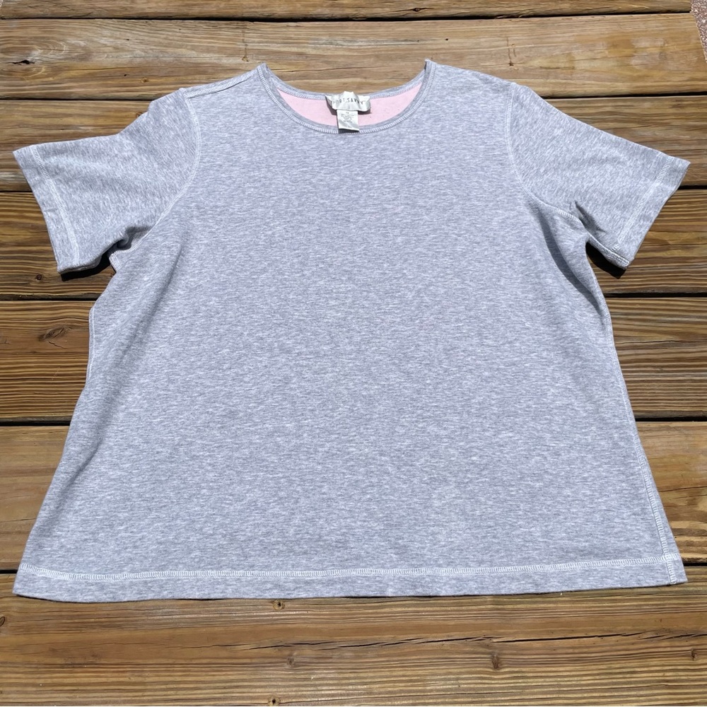 Sport Savvy Gray Athletic Top